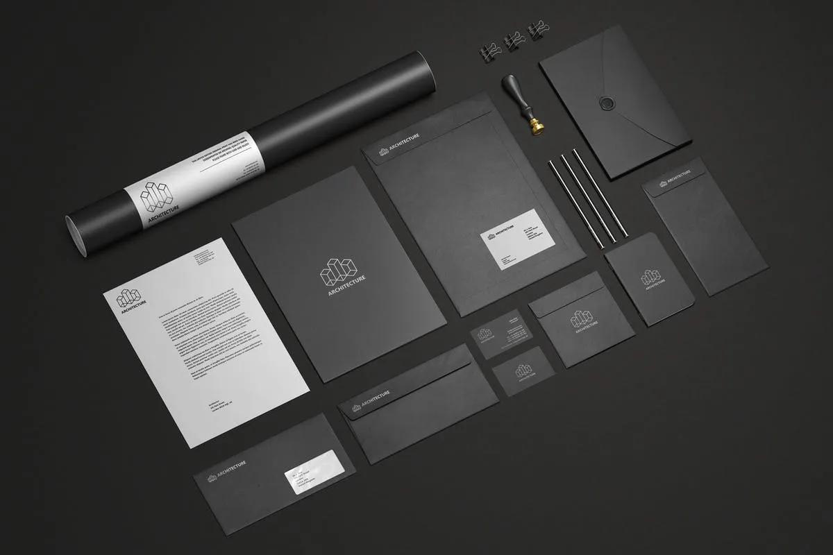 办公文具品牌展示样机模板v1 Branding / Stationery Mock-Up Vol.1