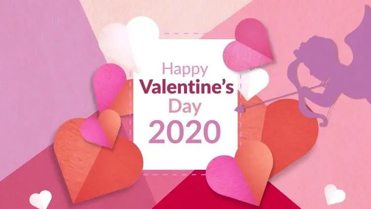 情人节优雅动画像素设计精选AE模板