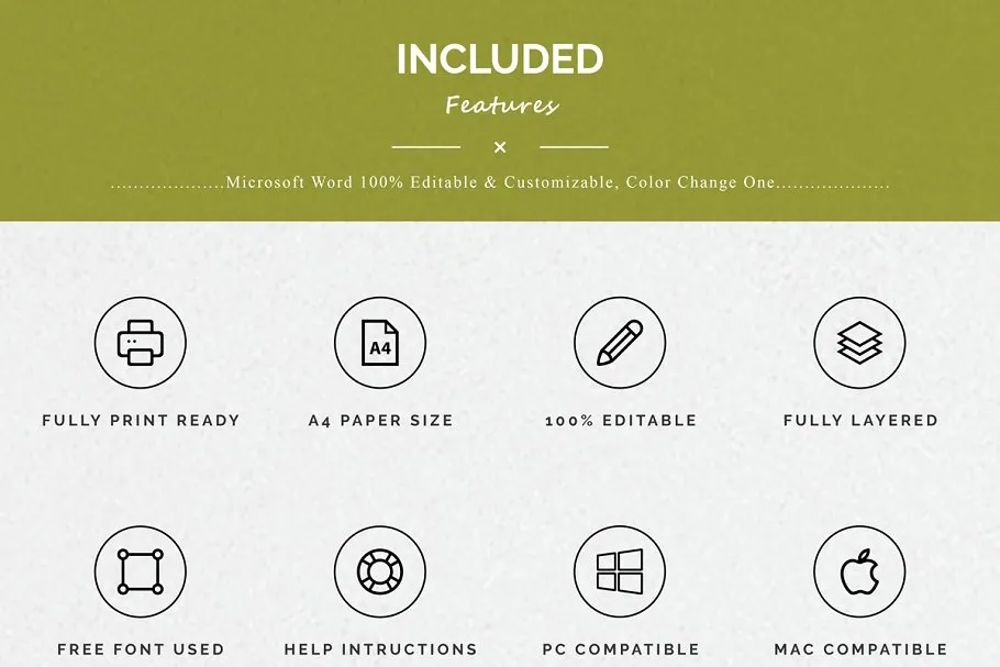 极简主义风格简历模板 Minimal Resume/CV插图(5)
