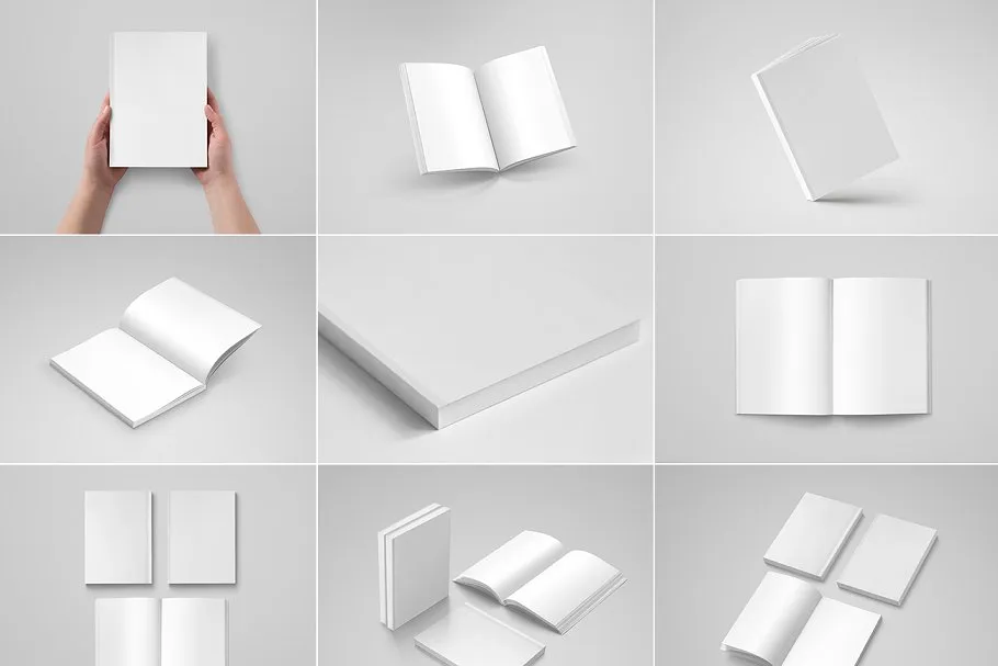 软封面书籍样机 Softcover Edition / Book Mock-Up插图(10)