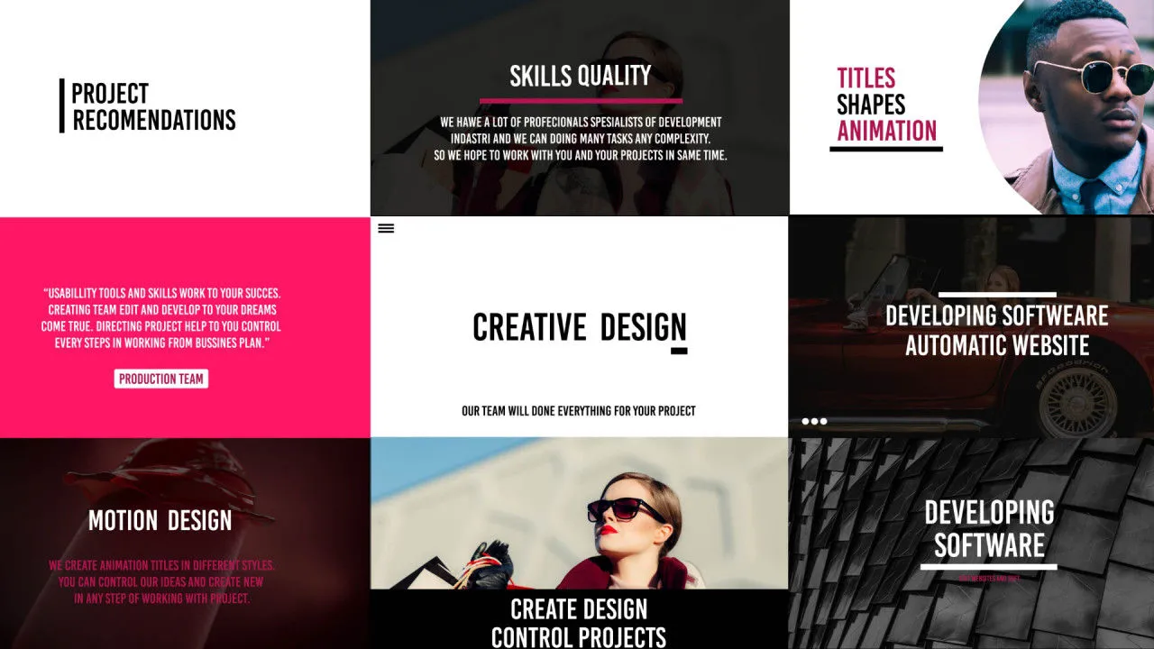 15个现代广告字体全屏标题像素设计精选AE模板