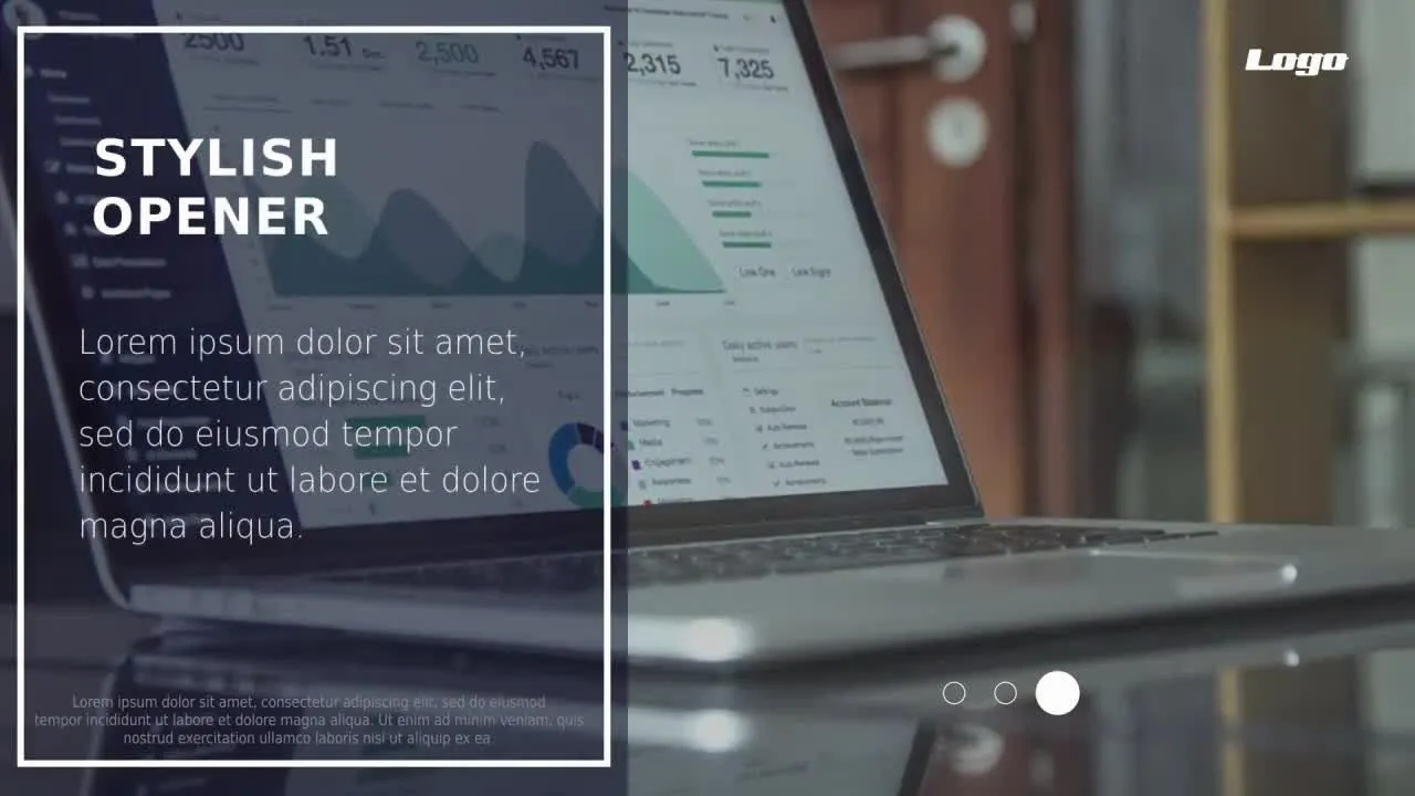 上市公司企业商务图文宣传介绍视频像素设计精选AE模板