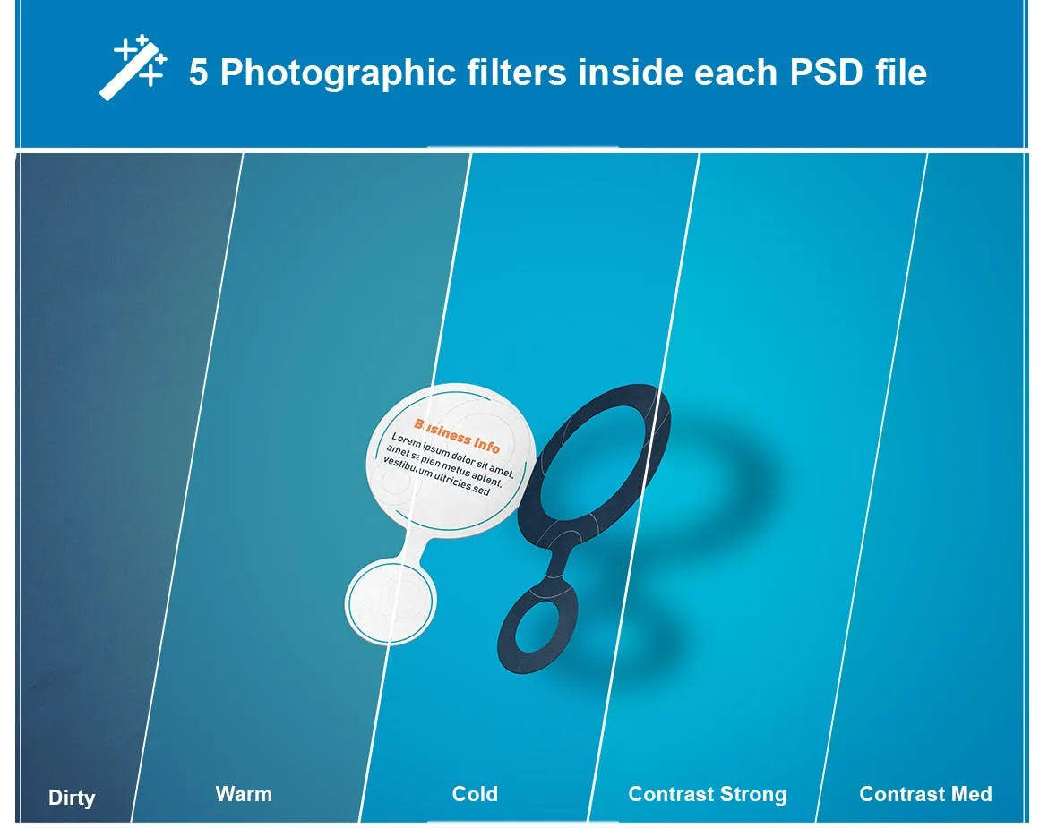 DieCut裁切工艺折叠卡片设计图素材库精选 DieCut Bi-Fold Card Mockup插图(1)