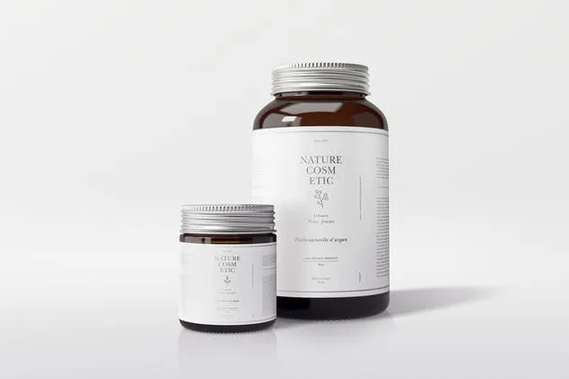 天然有机化妆品包装样机v1 Natural Cosmetic Packaging Mock-Ups Vol.1插图(3)