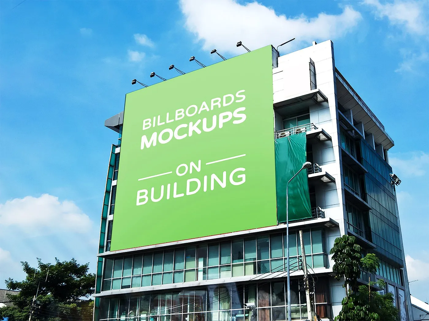 建筑物的广告牌样机展示模型mockups插图(9)