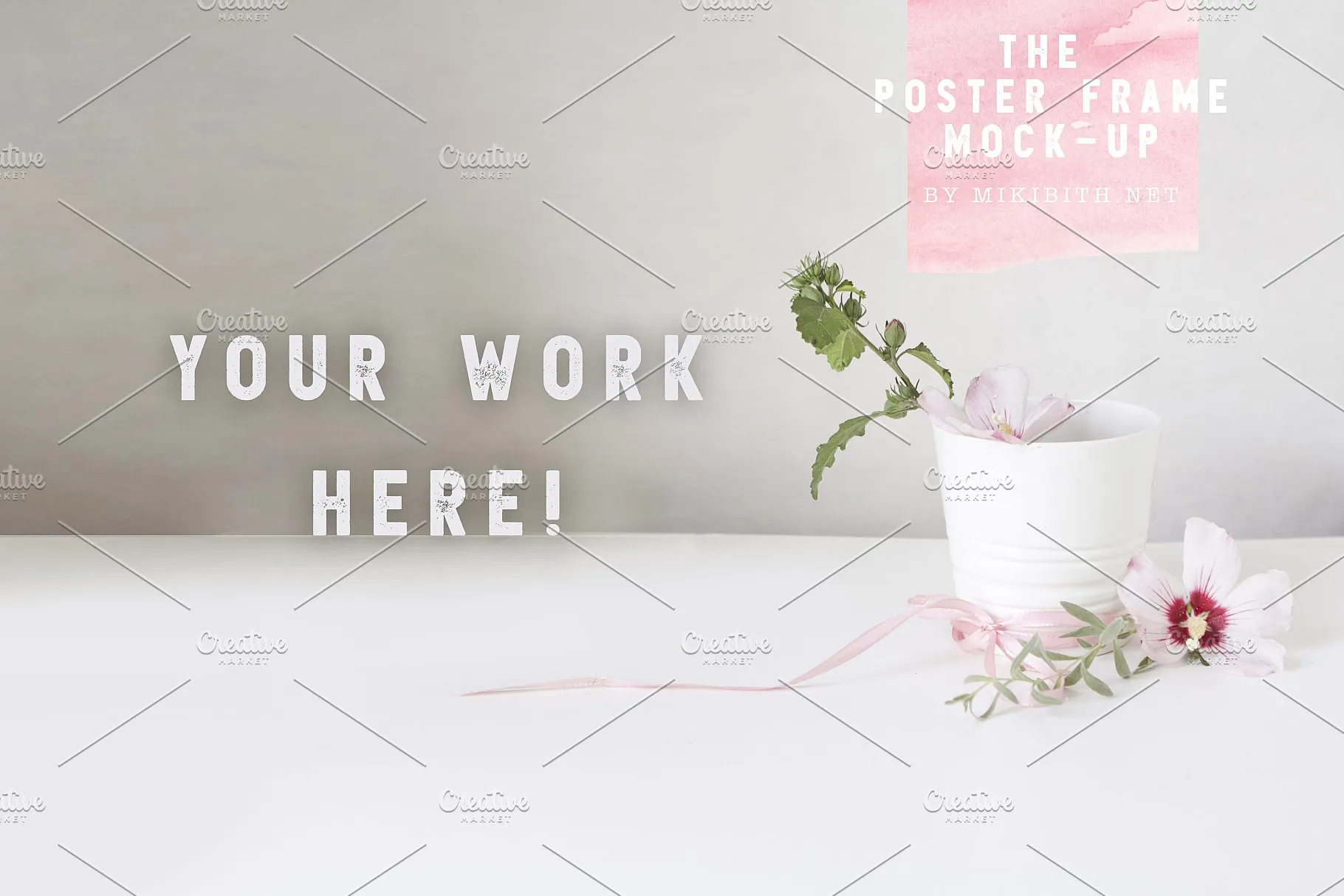 海报画报框样机 Poster frame mockups插图(3)