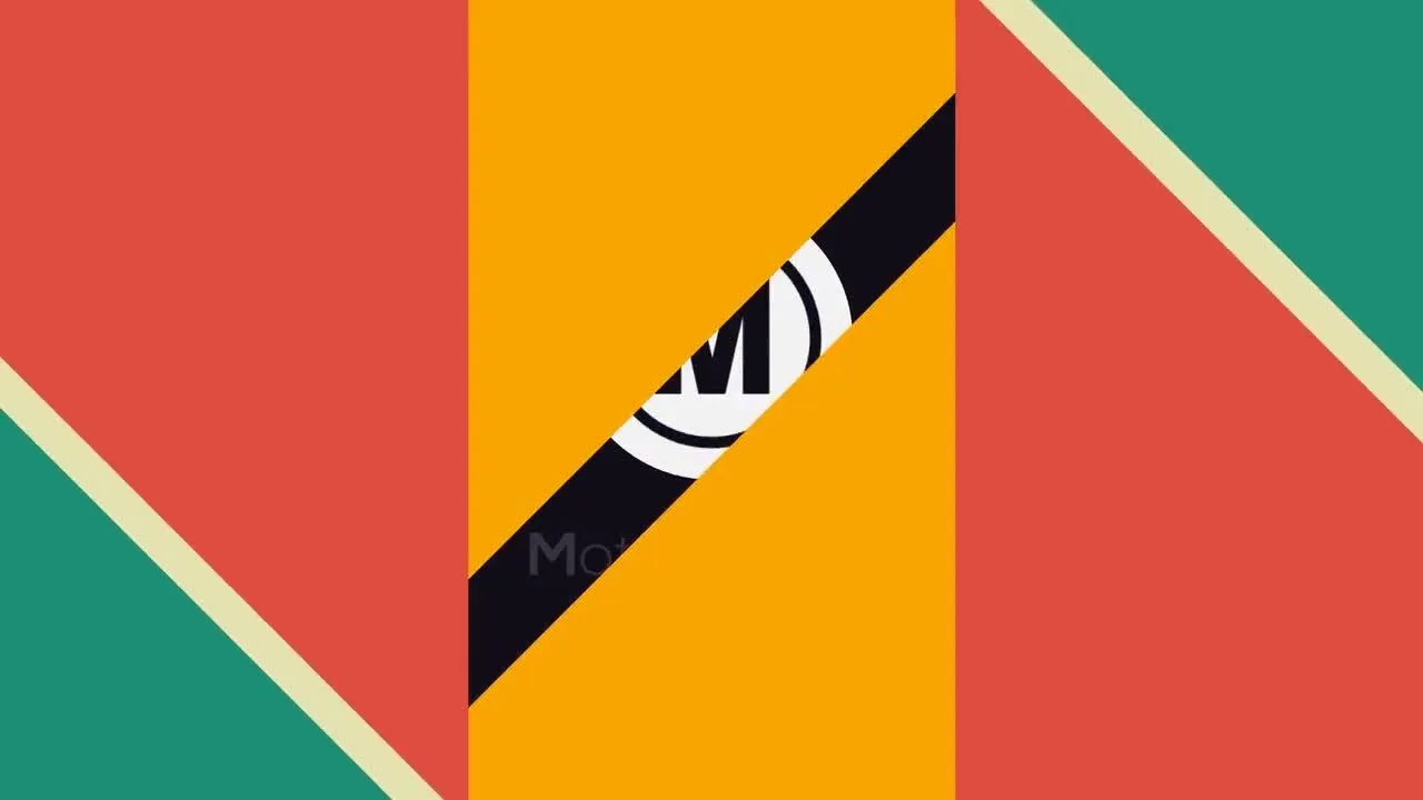 广告彩色徽标显示像素设计精选AE模板