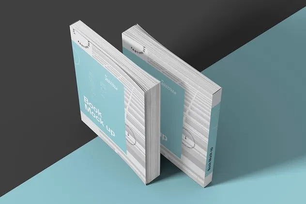 简装软封面杂志书样机 Book Mock-up插图(9)