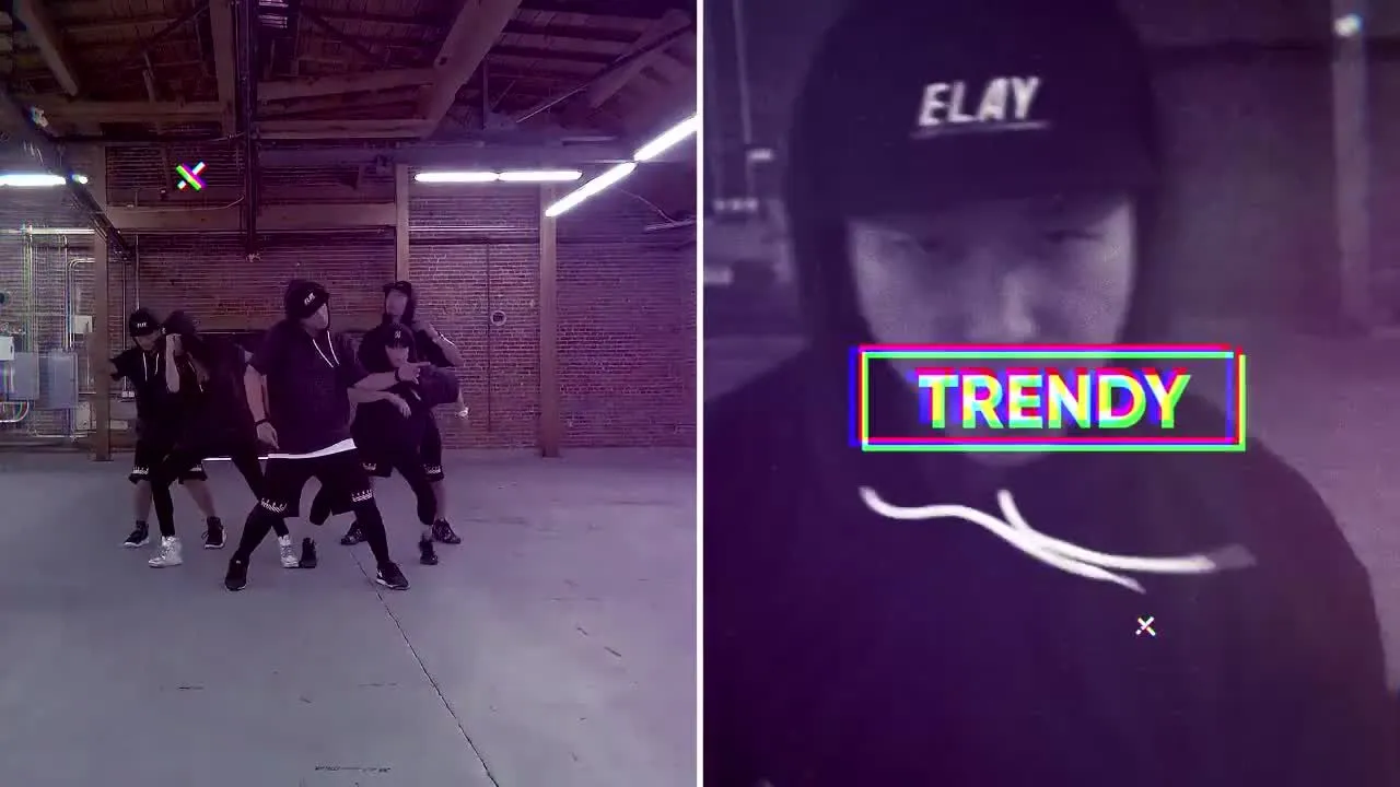 酷炫的广告Glitch揭幕战像素设计精选AE模板