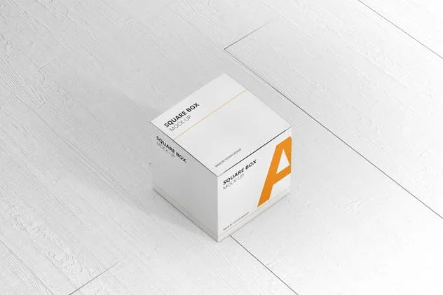 简约多用途方形包装纸盒样机模板 Package Box Mock-Up – Square插图(5)