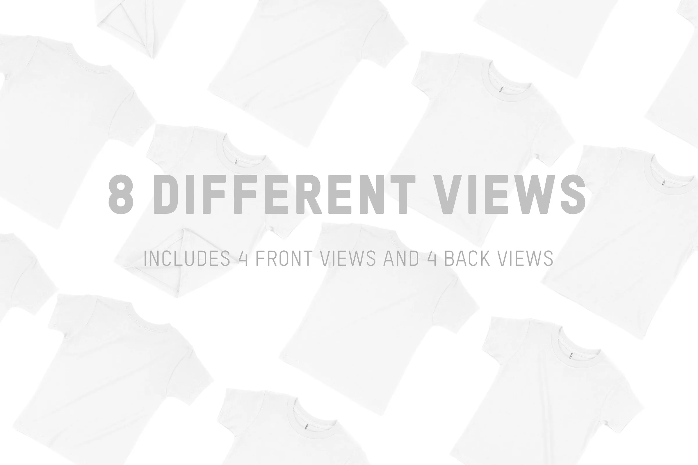 儿童休闲运动款T恤服装样机 Bella Canvas 3001T Toddler T-Shirt插图(5)