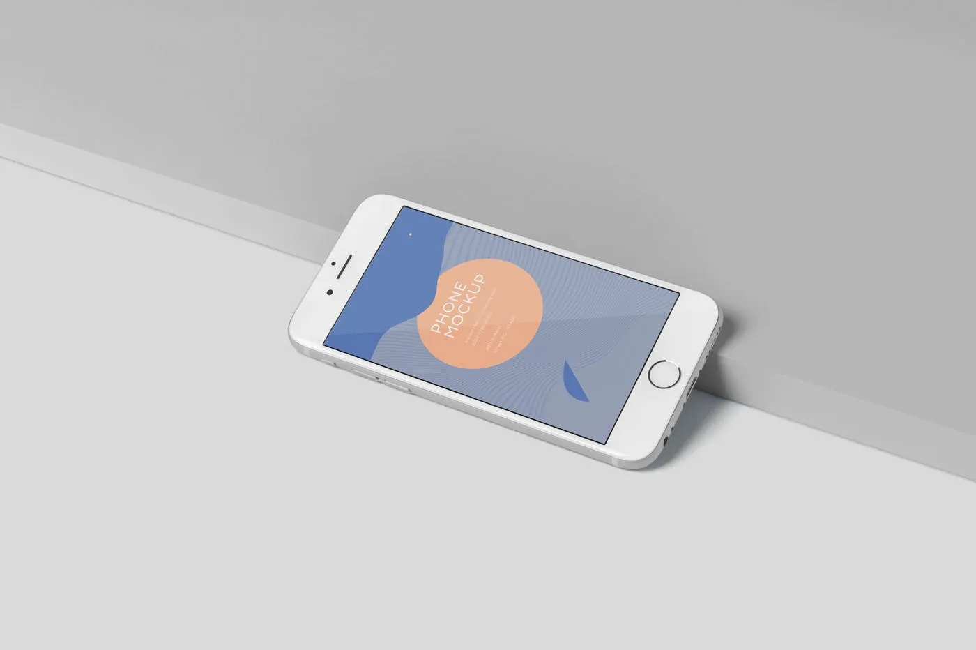 旧款带Touch ID按键iPhone屏幕预览样机模板 Phone Mock-Ups Set插图(5)