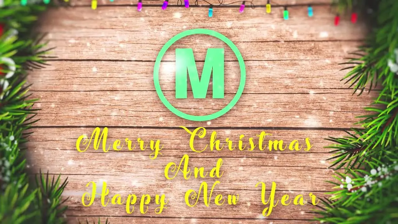 圣诞揭幕动画像素设计精选AE模板