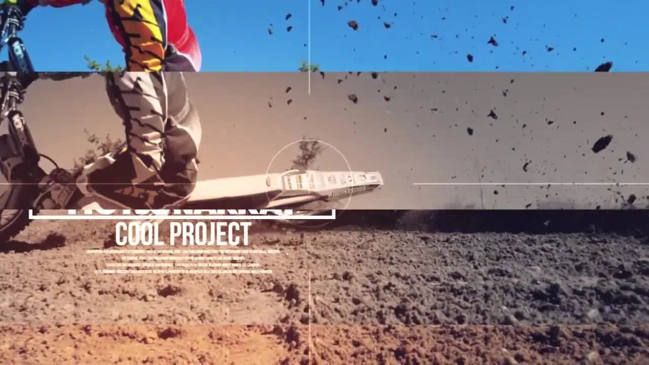 快速企业清洁幻灯片照片展示像素设计精选AE模板