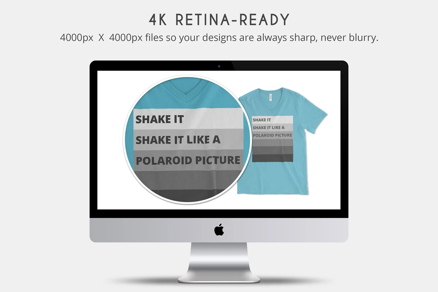 经典V领T恤样机模板 Bella Canvas 3005 V-Neck Mockups插图(3)