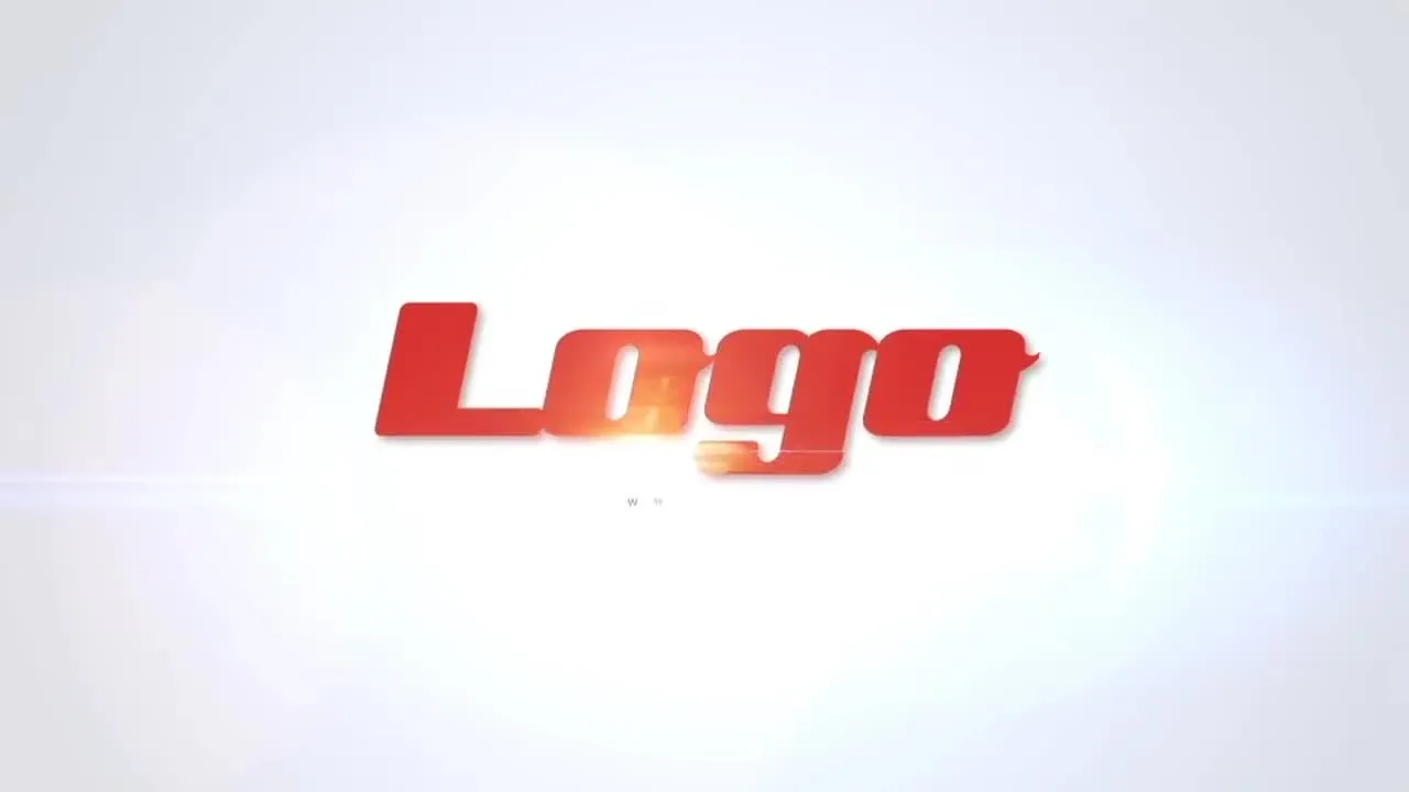 干净而现代的切片标志显示像素设计精选AE模板