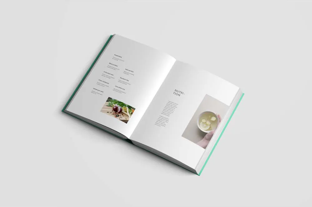 精装硬封图书封面＆内页版式设计效果图样机 Hardcover Book Mockup Photoshop插图(3)