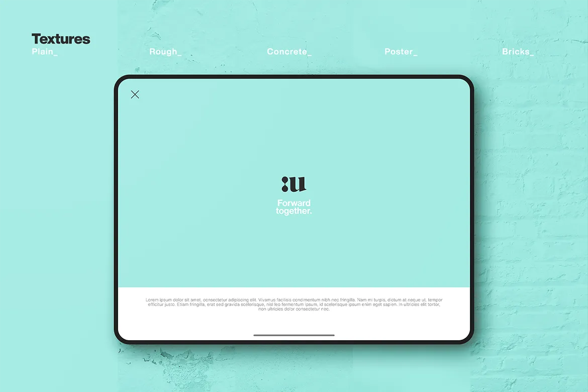 平板电脑屏幕预览素材库精选样机模板 II Synthesis Mockup II插图(1)
