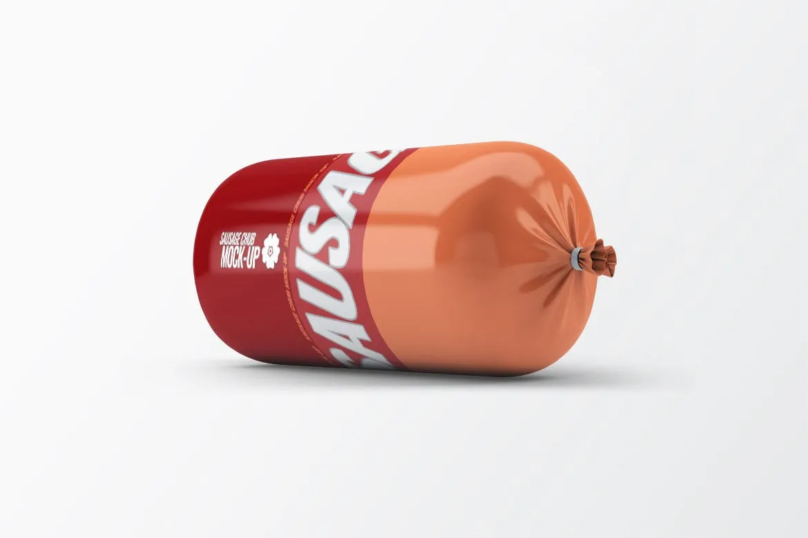 高品质的香肠火腿肠包装样机展示模型mockups插图(4)