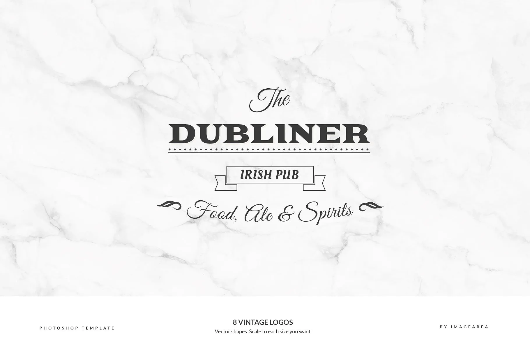 8款复古设计风格品牌Logo商标设计模板 8 Vintage Logos插图(4)