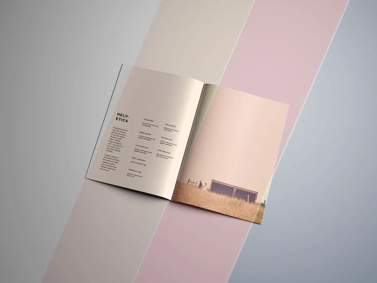 A4宣传单设计效果图样机PSD模板 Photoshop A4 Brochure Mockup .PSD插图(10)