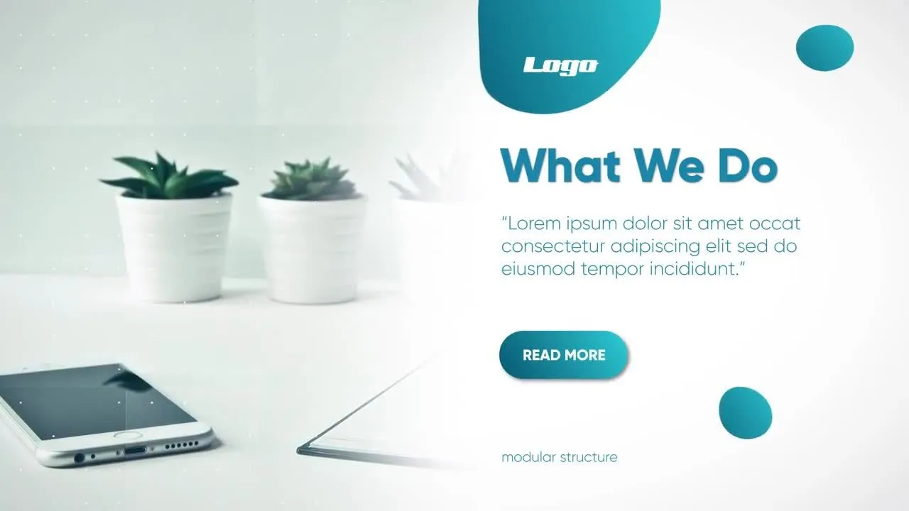 公司介绍幻灯片像素设计精选AE模板