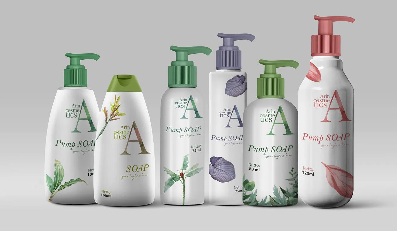 化妆品/护肤品包装设计展示样机合集 Bottle Mock-Up Collections插图(13)