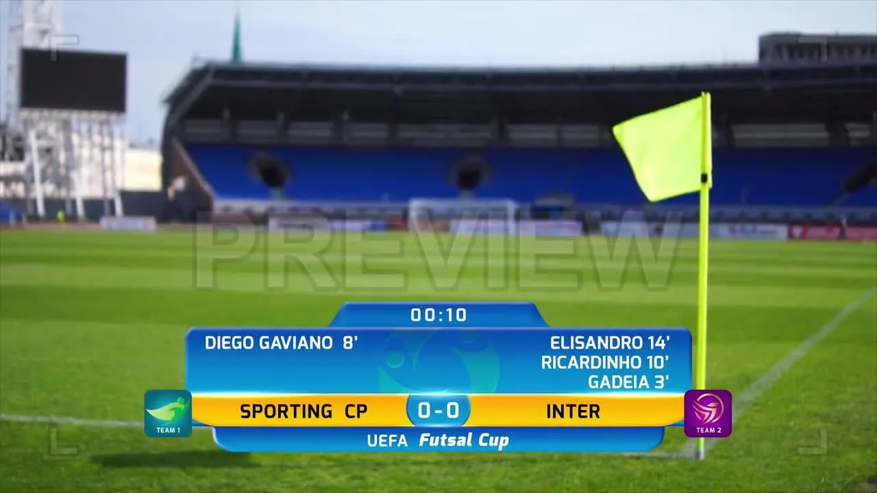 10个时尚流畅清晰的体育低三分之二标题图形包像素设计精选AE模板