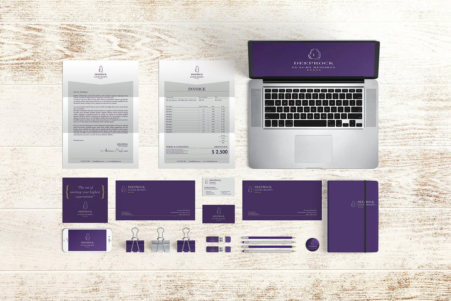 品牌VI标识设计企业办公文具素材库精选模板02 Brand Identity / Stationery Mockup 02插图(2)