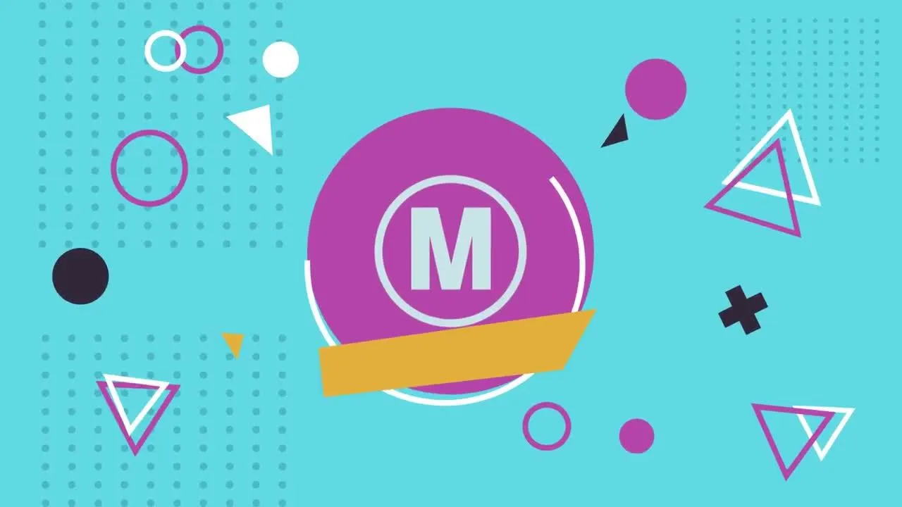 简单三角图形遮罩Logo动画像素设计精选AE模板