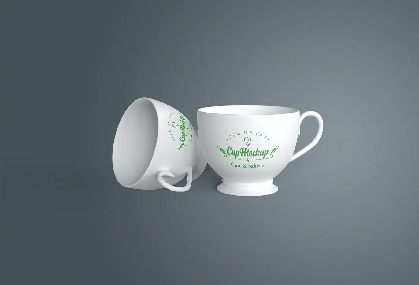 陶瓷茶杯咖啡杯外观设计样机模板v2 Cup Mockup 2.0插图(1)