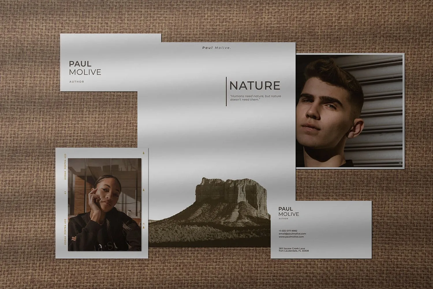 情绪板照片墙设计图样机素材库精选套件 Moodboard Mockup Kit插图(4)