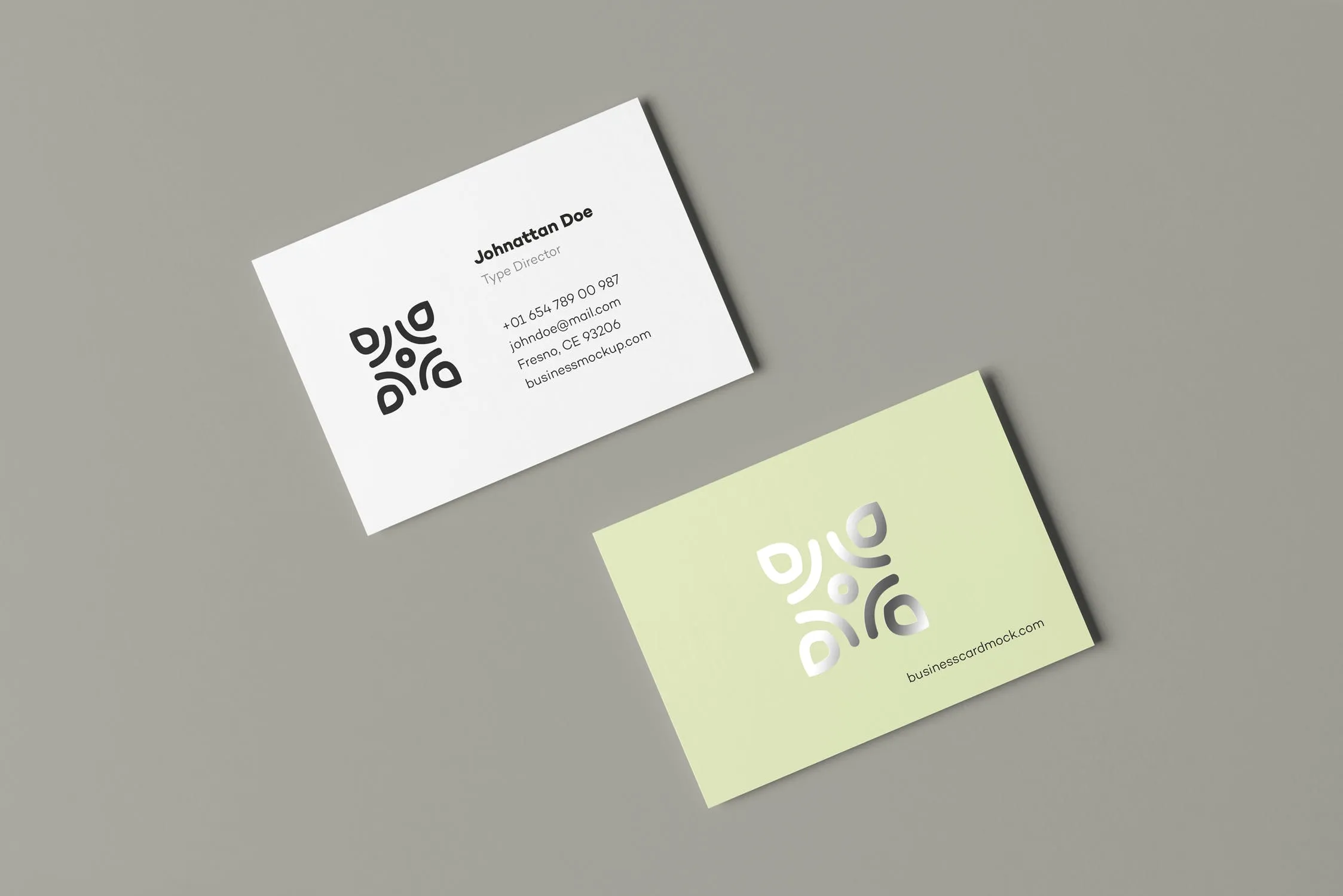 高端企业名片设计效果展示素材库精选 Business Card Mock-up 80×55插图(5)