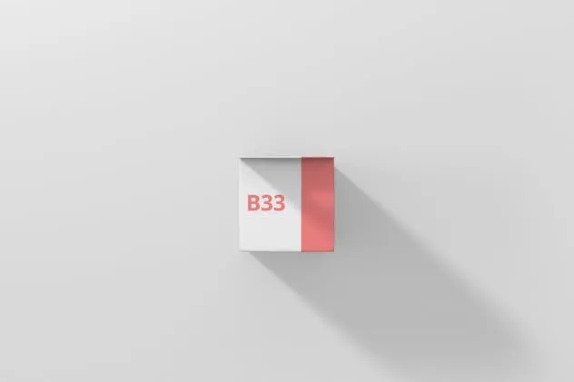 带挂钩的矩形尺寸牙膏包装盒子样机 Box Mockup – High Slim Rectangle Size with Hanger插图(6)