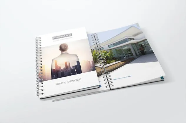活页装订记事本/目录册样机 Spiral Bound Book / Catalogue Mockups 2插图(6)
