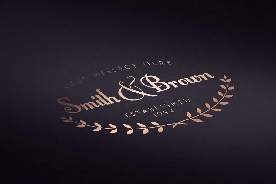 五个真实场景Logo展示样机 Logo mock-ups template插图