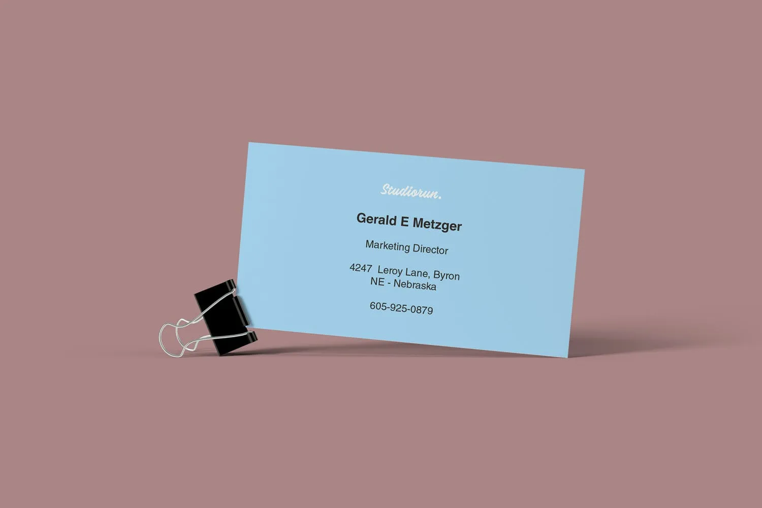 牛皮纸名片版式设计图素材库精选 Business Card Mockups插图(1)