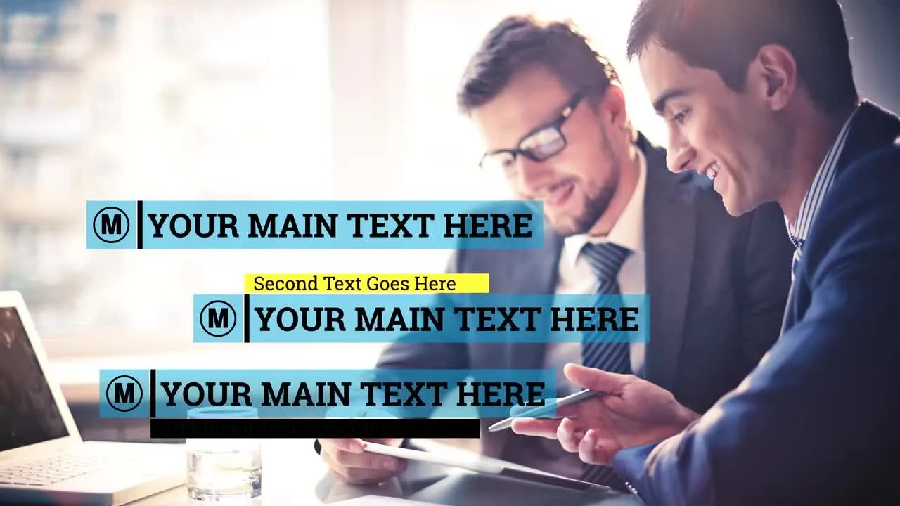 21个独特的下三分之一标题像素设计精选AE模板