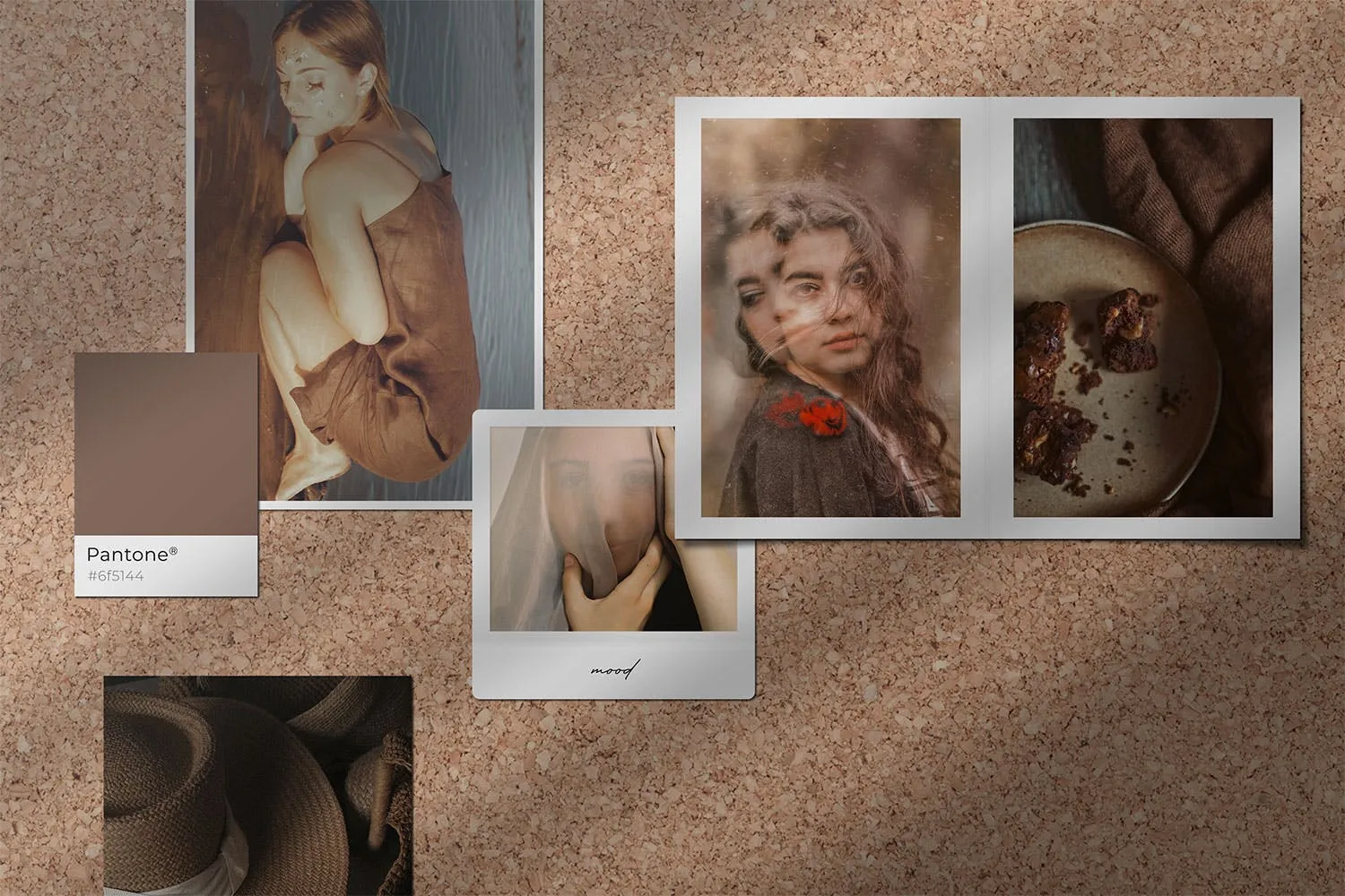 情绪板照片墙设计图样机素材库精选套件 Moodboard Mockup Kit插图(3)