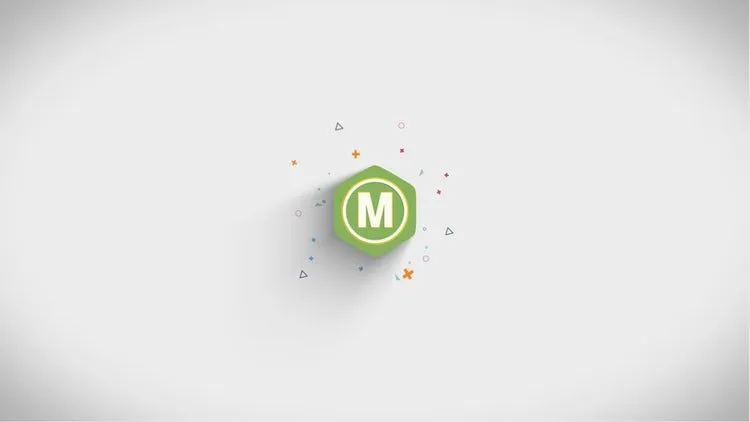 现代感动态徽标像素设计精选AE模板