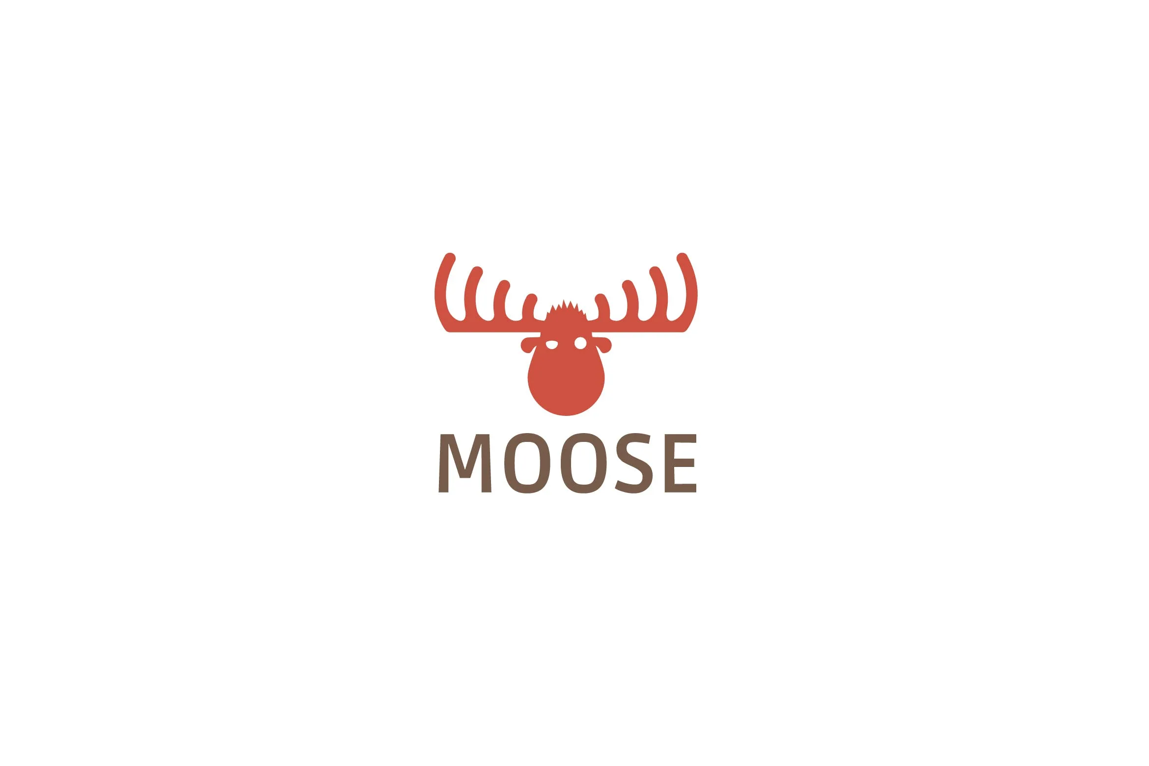 驼鹿图形Logo设计像素设计精选模板 Moose logo template