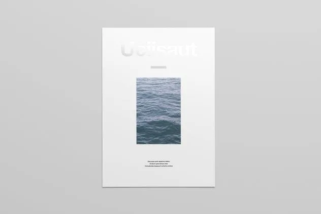 极简主义A4传单样机模板 A4 Flyer Mock-Up插图(6)