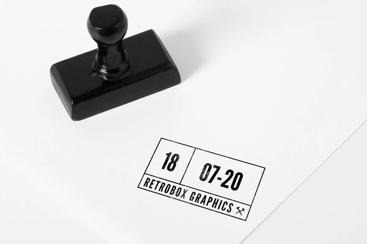 多用途橡皮印章图案设计样机 Multipurpose Rubber Stamps Mock Up