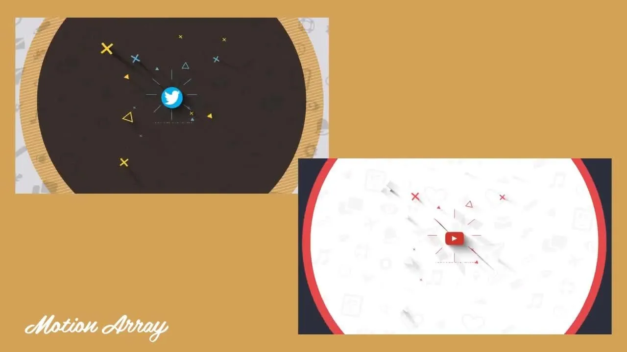 迷你简单简洁的企业LOGO标志展示像素设计精选AE模板