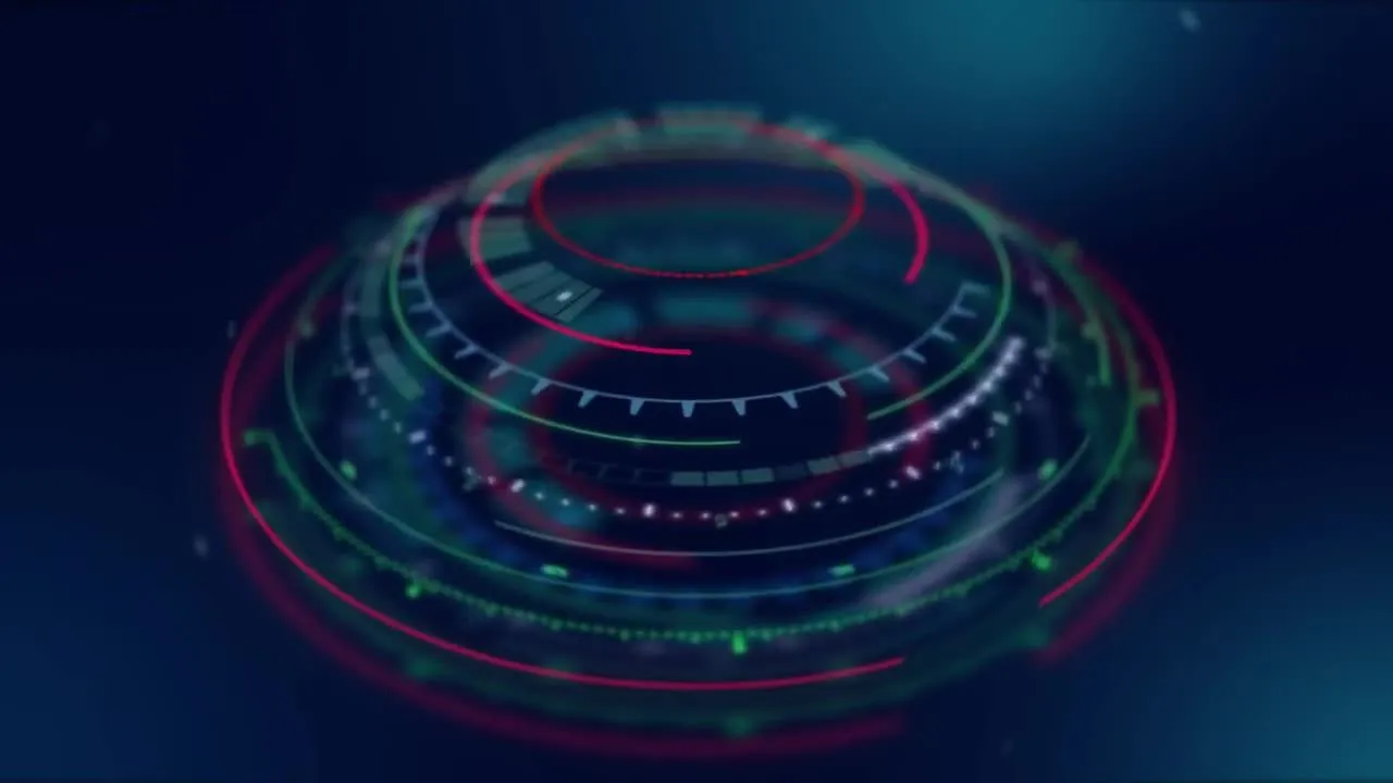 猎鹰HUD标志显示像素设计精选AE模板