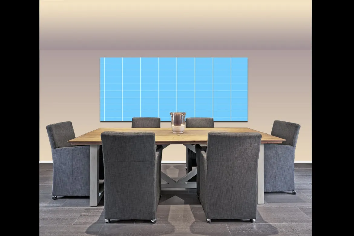奢华餐桌场景画框样机素材库精选模板 Dining_Table_Mockup插图(7)