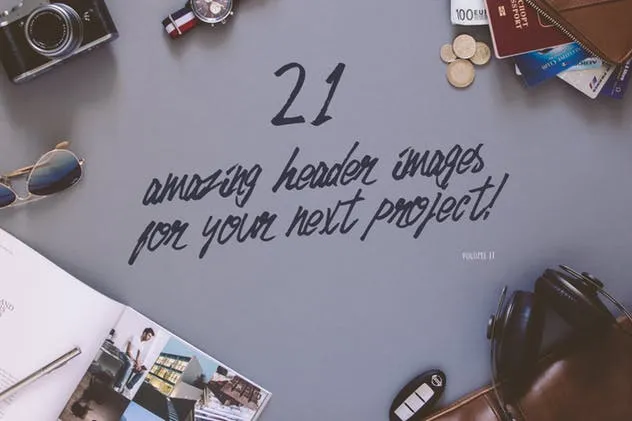 21组多元素食物/旅行/时尚/化妆/摄影主题样机合集 21 Hero/Header images插图(1)