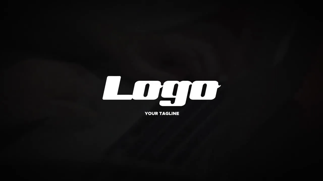 现代快速活力的抽象徽标像素设计精选AE模板