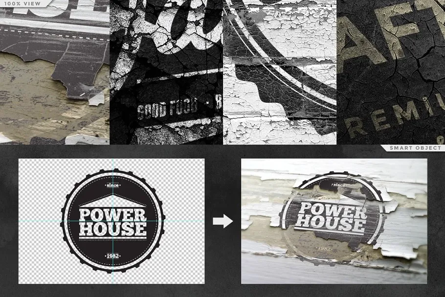 复古怀旧风格Logo样机 Vintage Logo Mock-ups插图(4)