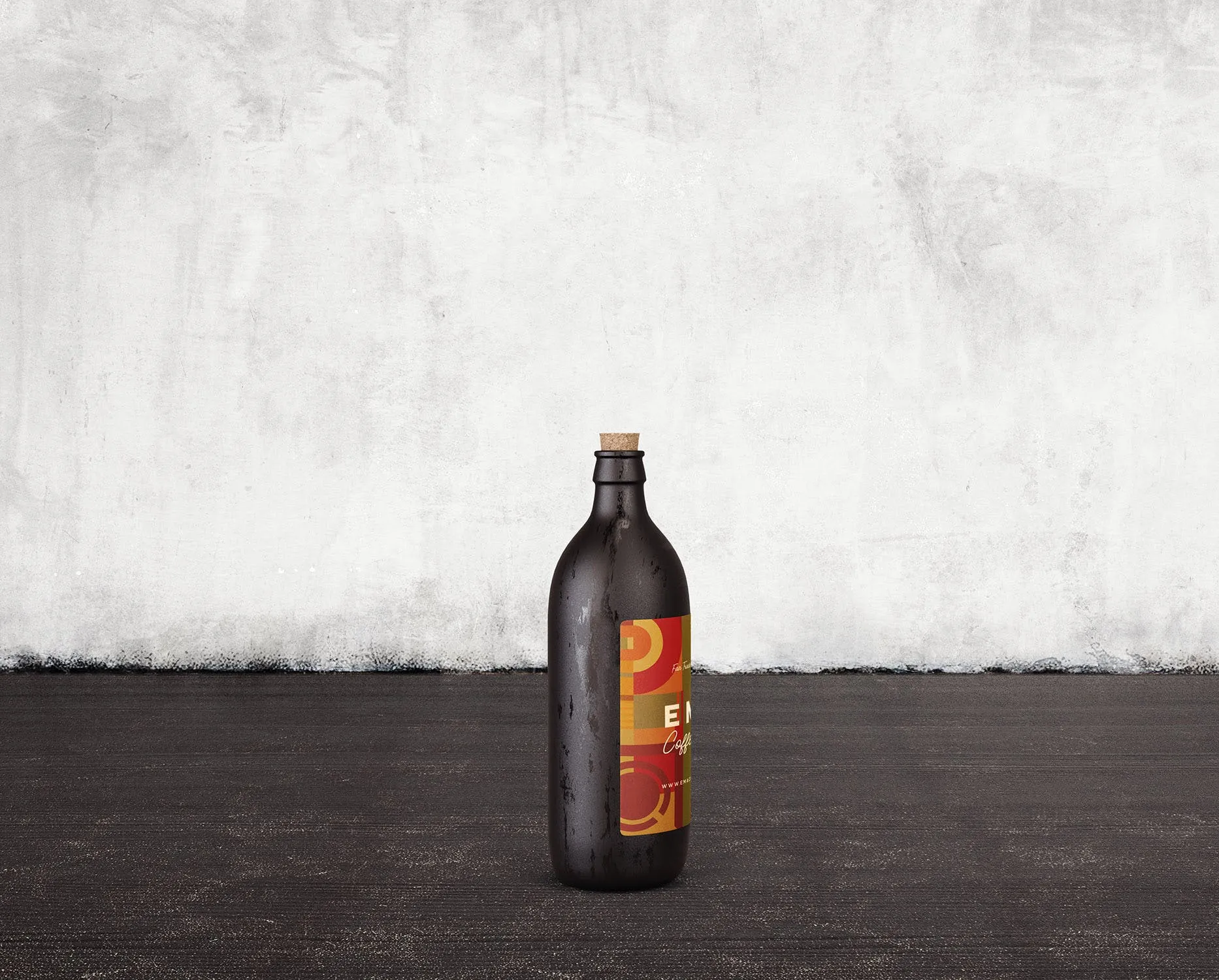 6个啤酒/咖啡/牛奶瓶外观设计素材库精选v3 6 Beer Coffee Milk Bottles Mockups 3插图(6)